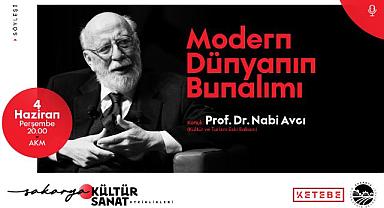 Prof. Dr. Nabi Avcı, AKM’de Sakaryalılarla Buluşacak