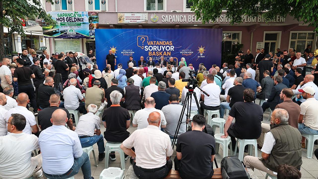 Sapanca tarihte ilk kez bu kadar yatırım görüyor.
