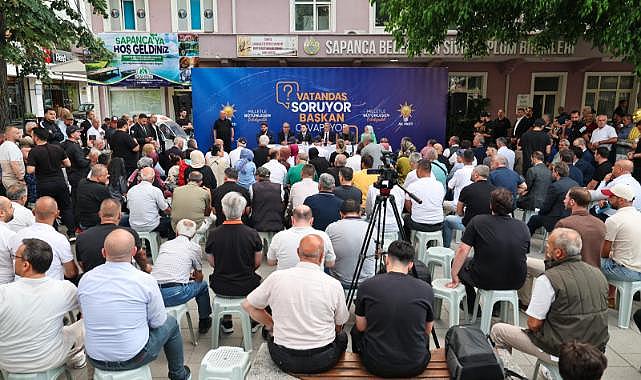 Sapanca tarihte ilk kez bu kadar yatırım görüyor.