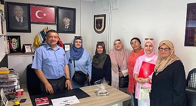 YENİDEN REFAH PARTİSİ KADIN KOLLARINDAN HENDEK GERÇEK HABER GAZETESİNE ZİYARET