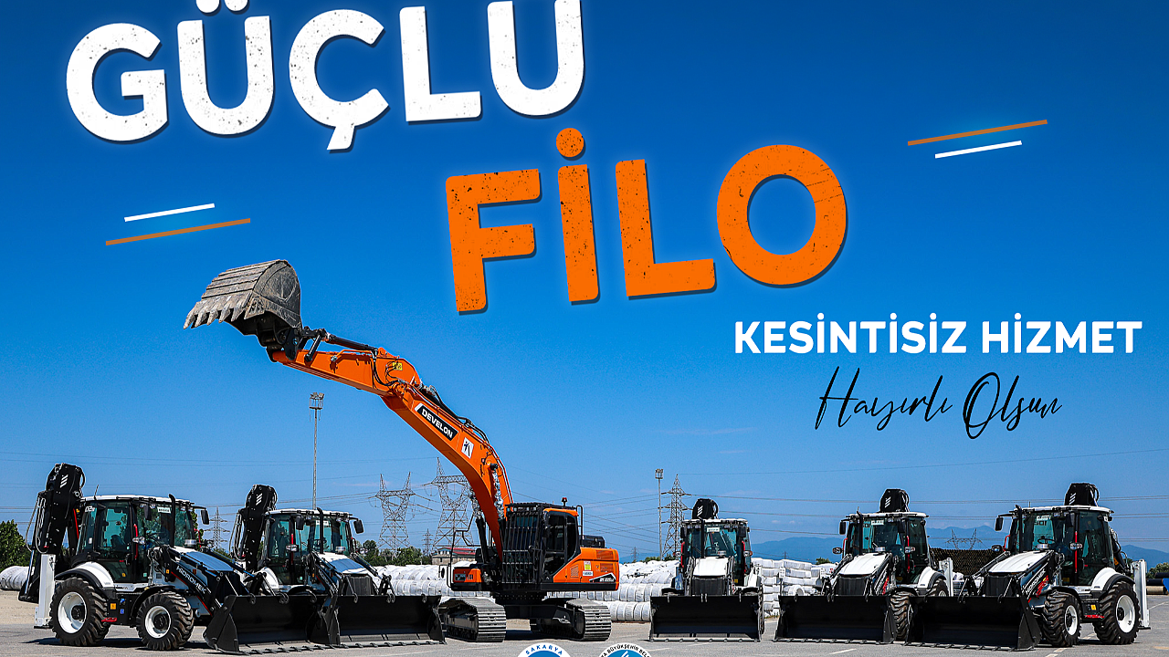 SASKİ FİLOSUNA 6 YENİ İŞ MAKİNESİ EKLENDİ!