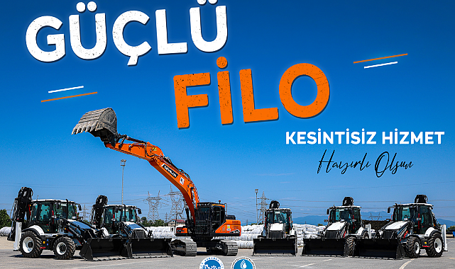 SASKİ FİLOSUNA 6 YENİ İŞ MAKİNESİ EKLENDİ!