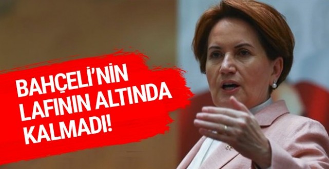Akşener'den Bahçeli'ye cevap: Toplayın kurultayı...