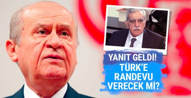 Bahçeli Ahmet Türk'e randevu verecek mi?