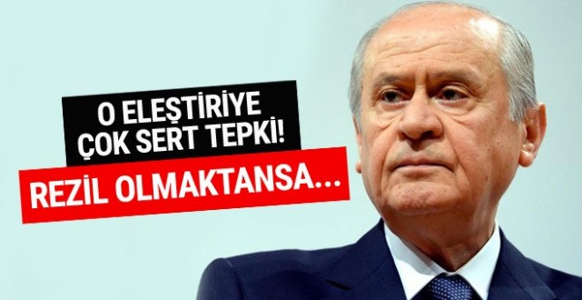 Bahçeli'den Tuğrul Türkeş'e sert tepki!