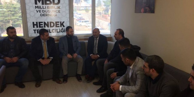 BAŞKAN PÜSKÜLLÜ MBD HENDEK TEMSİLCİLİĞİNİ ZİYARET ETTİ.