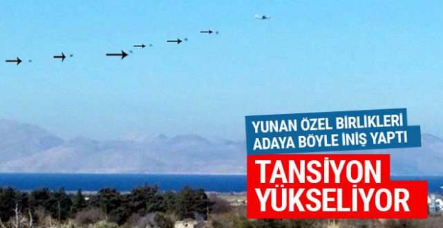 Ege'de gerilim tırmanıyor Yunan özel birlikleri adaya indi!
