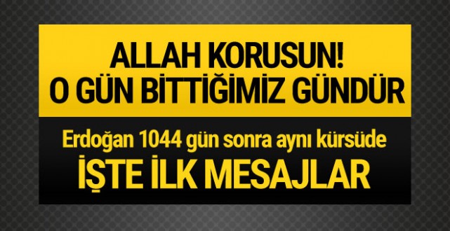 Erdoğan, 2 yıl 10 ay sonra yeniden AK Parti grup toplantısında konuştu