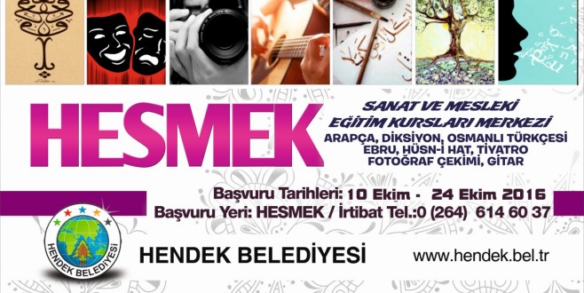 HASMEK KURSLARI BAŞLIYOR.
