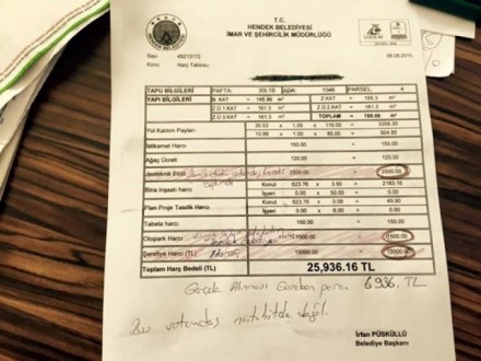 ŞEREFİYE ADI ALTINDA HENDEK HALKINI SOYUYORLAR...