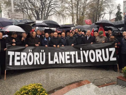 HENDEK TERÖRE LANET OLSUN DEDİ...