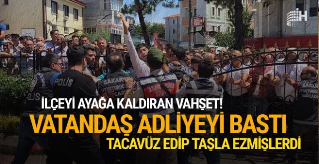İşte hamile kadına tecavüz edip başını taşla ezerek öldüren iki cani!