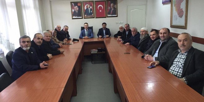 KAYMAKAM ORHAN BURHAN BAŞKAN SOFUYU ZİYARET ETTİ.