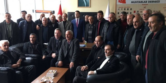 KAYMAKAM ORHAN BURHAN TÜM MUHTARLAR DERNEĞİNİ ZİYARET ETTİ.