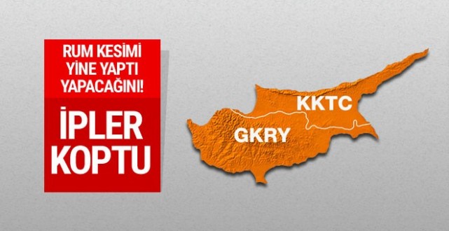 Kıbrıs'ta ipler koptu KKTC görüşmelere katılmayacağını açıkladı.