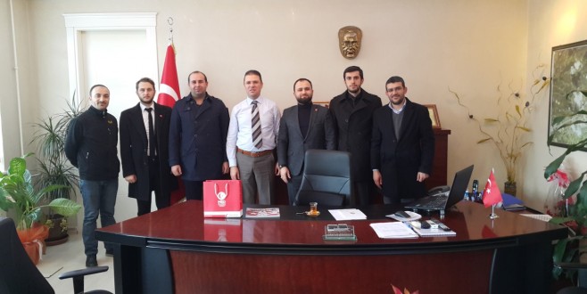 MİLLİ BİRLİK VE DÜŞÜNCE DERNEĞİ KAYMAKAM ORHAN BURHANI ZİYARET ETTİ.