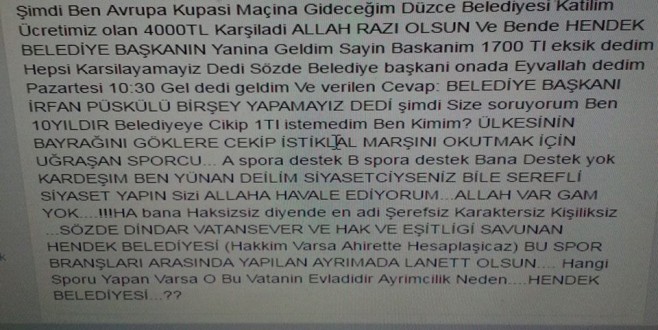 PÜSKÜLLÜ BAŞKANA SANAL TEPKİ...