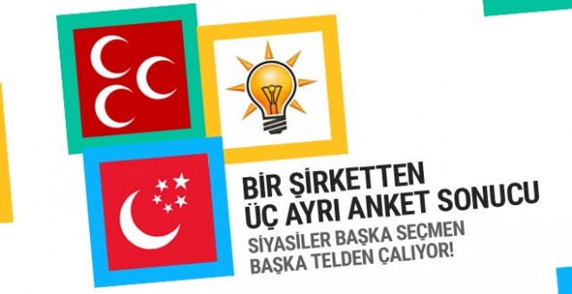 Siyasiler başka seçmen başka telden çalıyor...