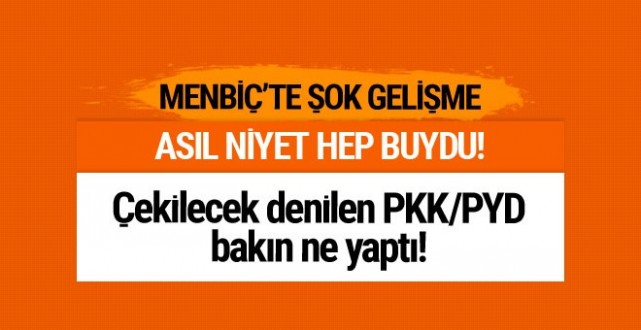 Terör örgütünden Menbiç'te özerklik ilanı