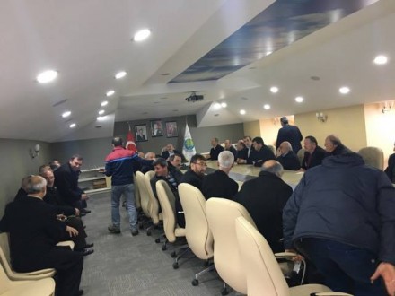 TÜM MUHTARLARDAN,BAŞKAN PÜSKÜLLÜYE TEŞEKKÜR ZİYARET ETTİ...