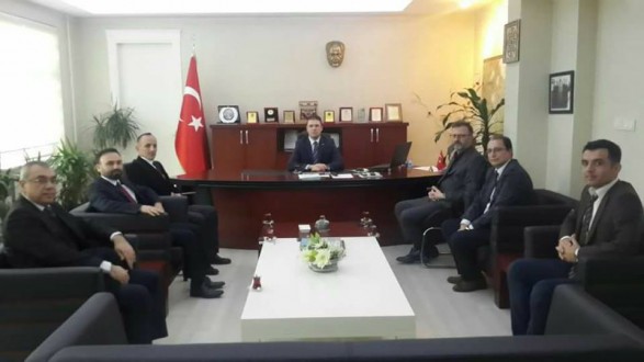 TÜRK EĞİTİM-SEN KAYMAKAM ORHAN BURHANI ZİYARET ETTİ.